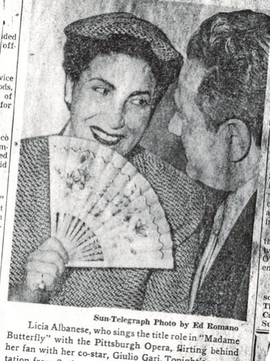 Butterfly with Licia Albanese