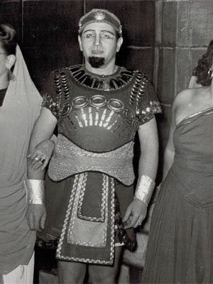 Giulio Gari (Radames) with Lydia Iberando and Carla Martinis